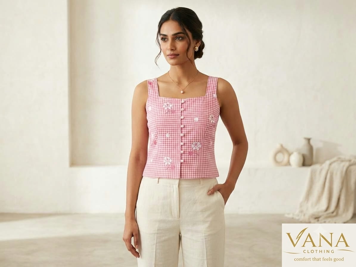 Pink Meadow Pearl Top