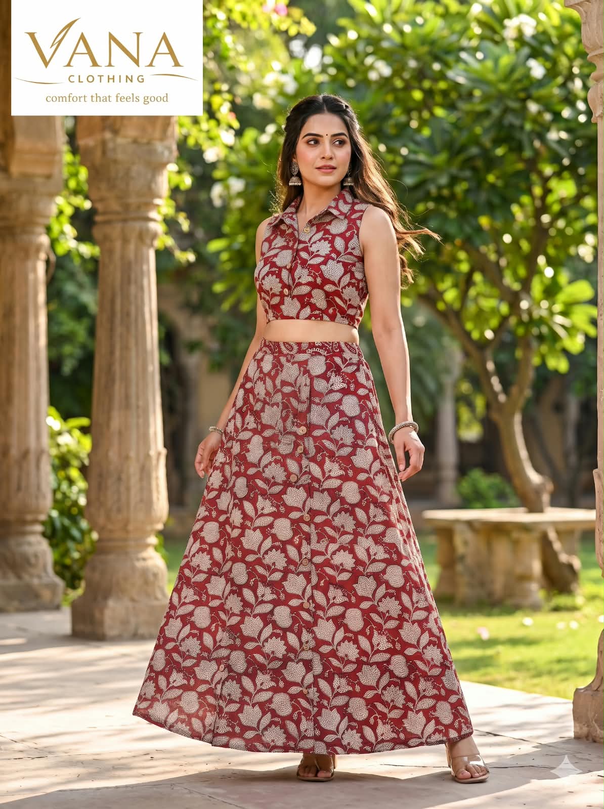 Dabu Print Skirts